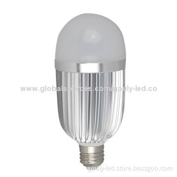 LED globe bulbs with 12W high-power light source and 100 to 240V AC voltage
